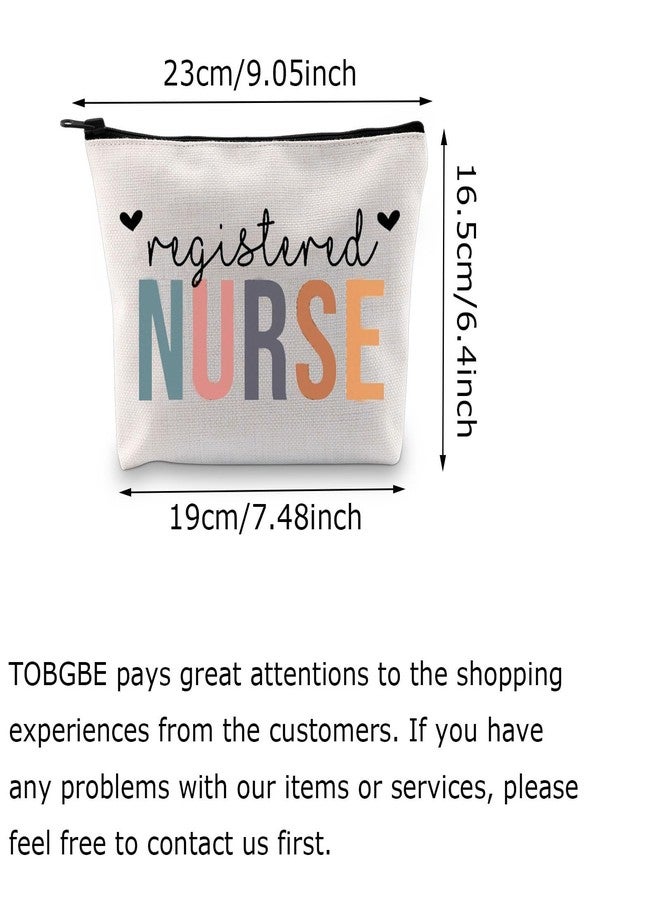 TOBGBE TOBGB RN Gift Registered Nurse Zipper Pouch Bag Nurse Appreciation Gift Nursing Graduation Gift Nursing Gift (Registered Nurse) - Image 2