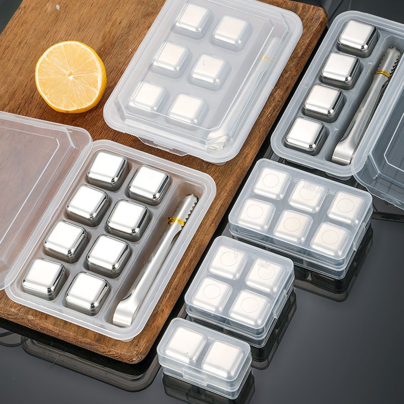304 Stainless Steel Whiskey Ice Cubes - Image 4