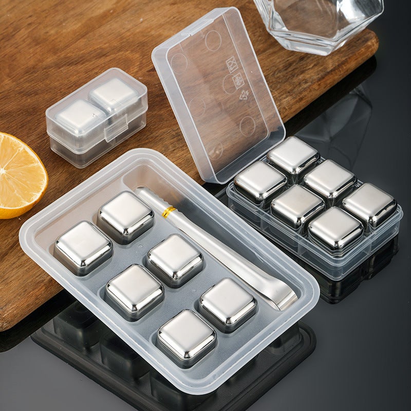 304 Stainless Steel Whiskey Ice Cubes - Image 3