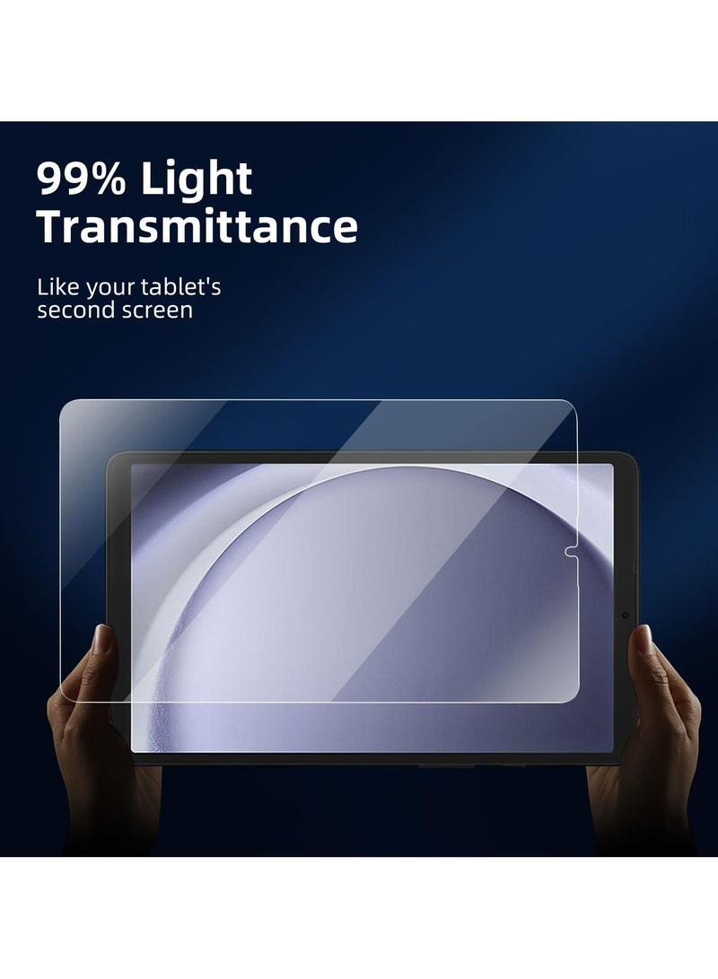سامسونج جالاكسي تاب A9 حزمة حماية - سوبر شفافة واقية من الصدمات شل وحافة إلى حافة الشاشة فيلم واقية ، 360 درجة الحماية ، الغطاء الخلفي وشاشة فيلم واقية - Image 3