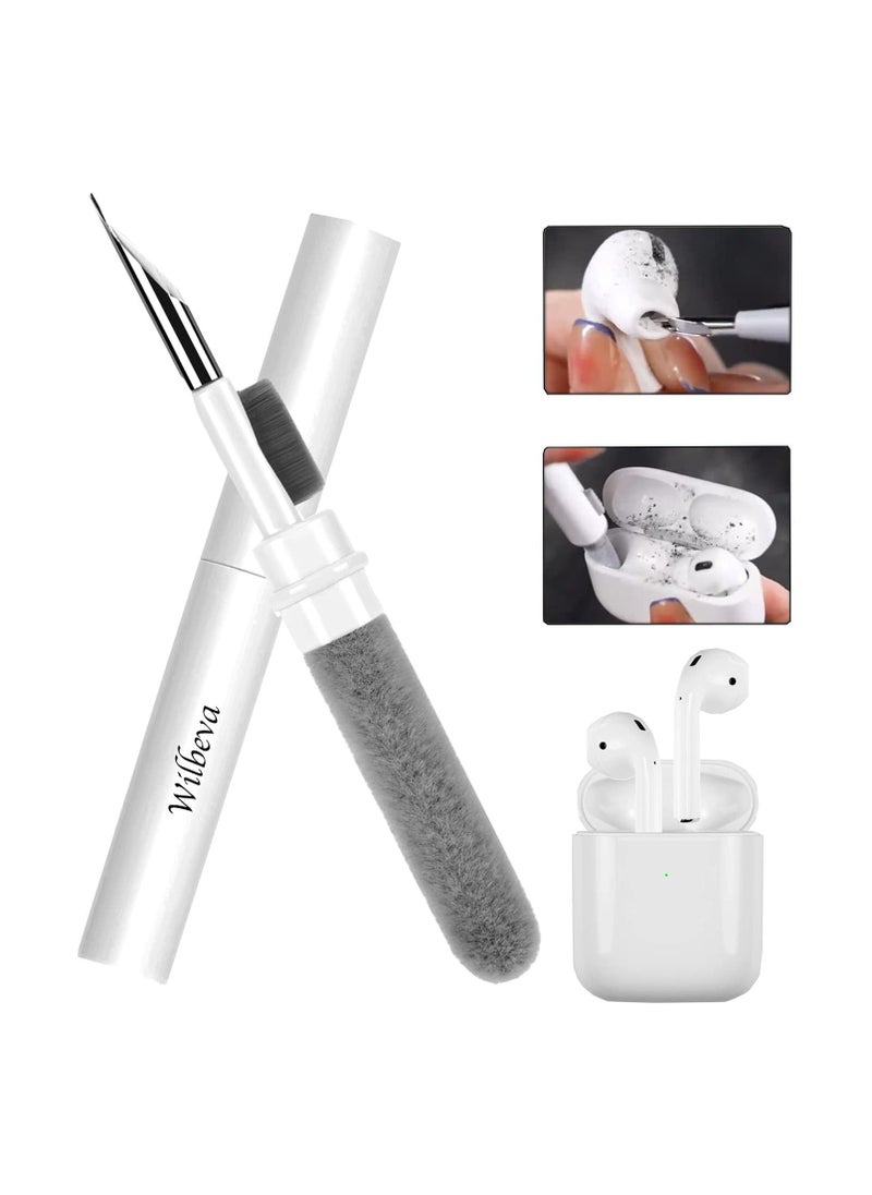Wilbeva - Cleaner Kit for Airpods, Bluetooth Earbuds Cleaning Pen for Airpods Pro 1 2 3 Samsung MI Android Earbuds, 3 in 1 Compact Multifunctional Headphones Case Cleaning Tools - Image 1