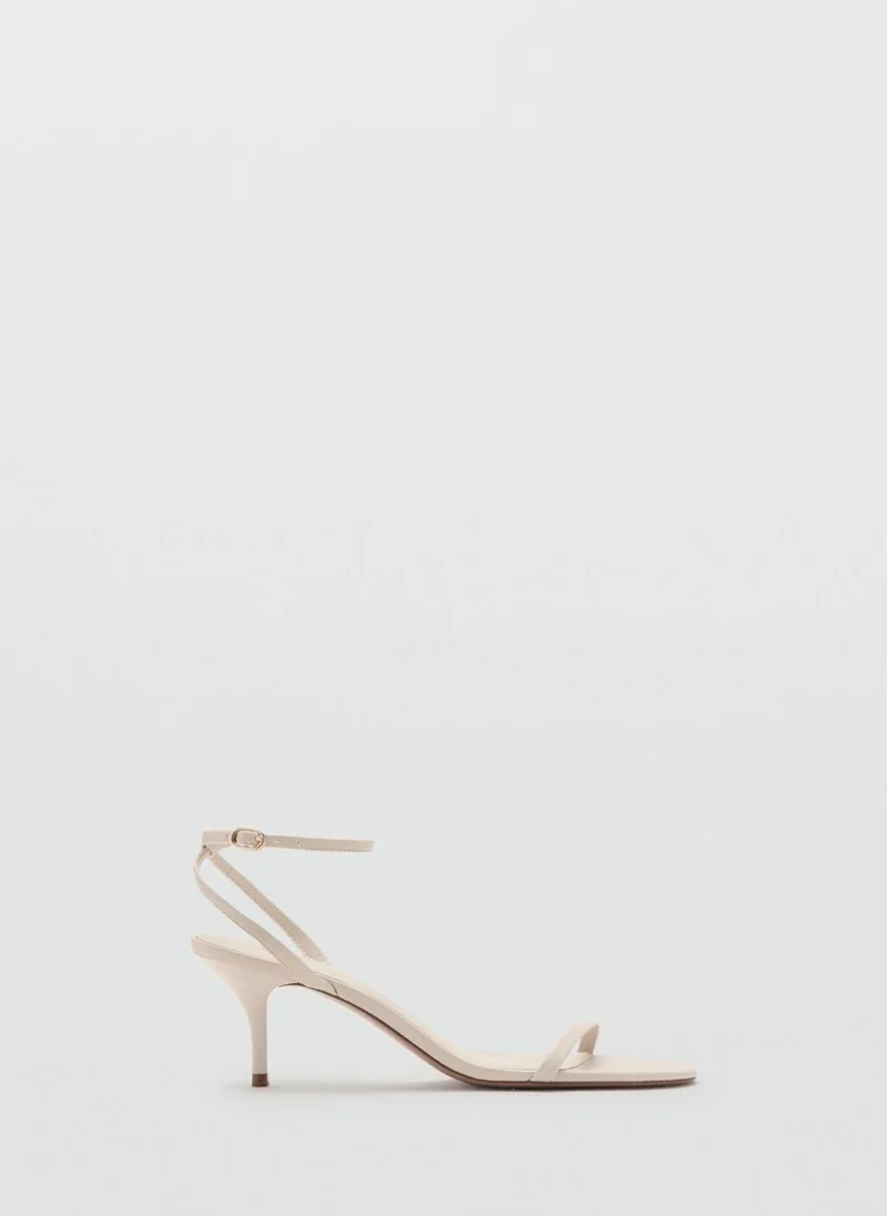 MANGO Strappy heeled sandals