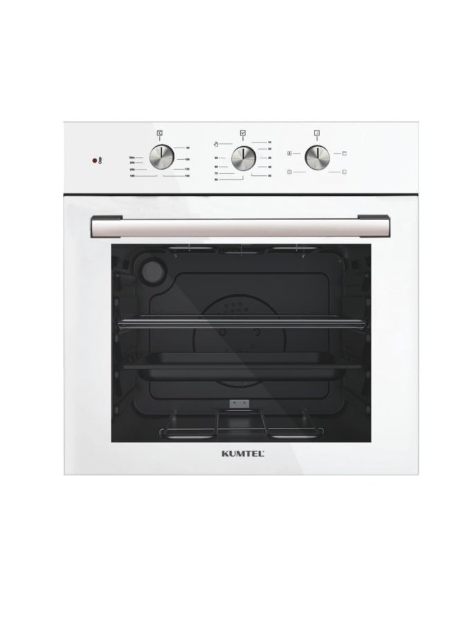 Kumtel Built-in Oven, Electric, 60 cm, 60 Liters, B66-SF2(MT) - White - Image 1