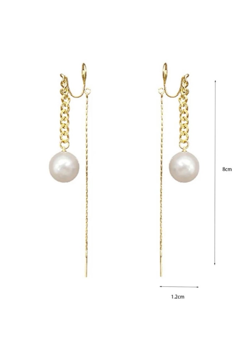 Jewelry 4You - Elegant Gold Plated Earrings - Image 1