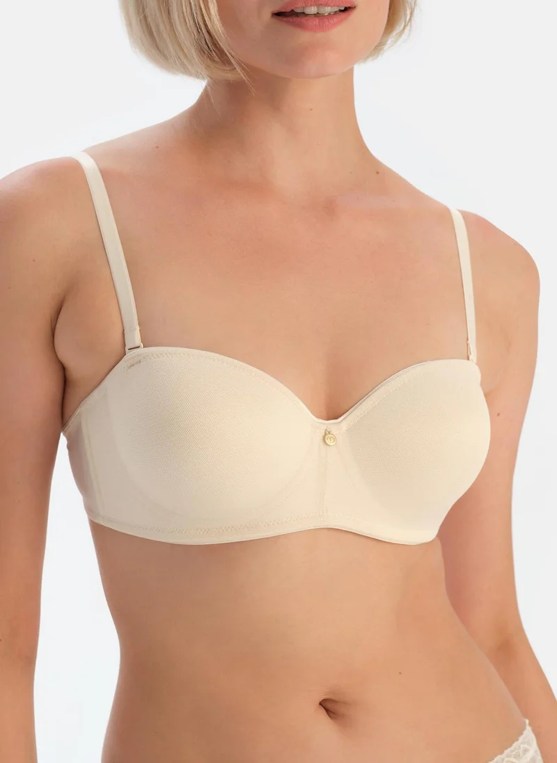 داجي Non-padded Bra Interlock Non Padded Wired Removable Strap Underwear