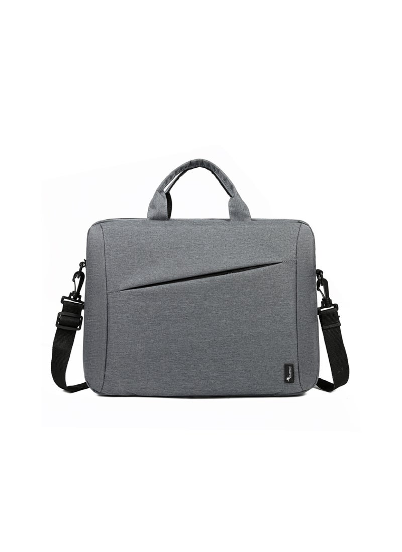 Goldfinch Laptop bag for office and personal use for  Men with shoulder bag strap and Inbuilt Laptop Case Grey Color  - Image 1