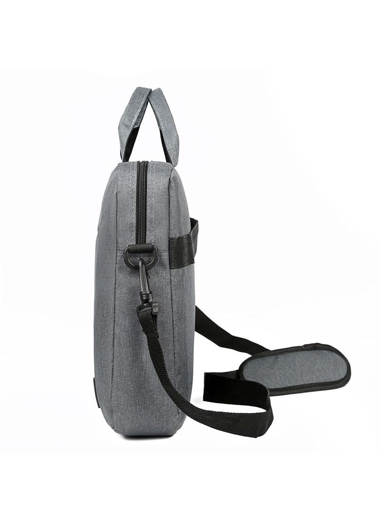 Goldfinch Laptop bag for office and personal use for  Men with shoulder bag strap and Inbuilt Laptop Case Grey Color  - Image 3