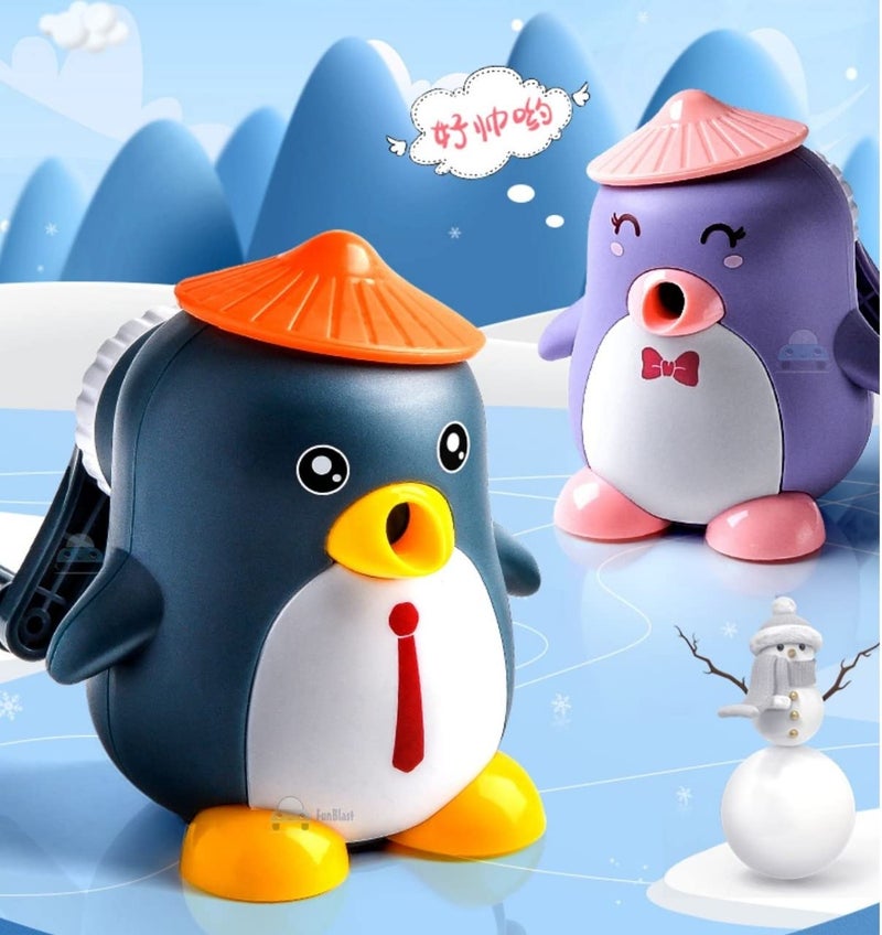 FunBlast FunBlast Sharpener for Kids - Penguin Shaped Pencil Sharpener, Table Sharpener Machine, Manual Sharpener for School, Office, Stationery Gift for Kids (Multicolor) - Image 5