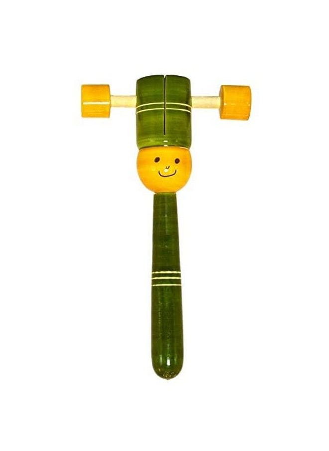 Smartcraft Toys Wooden Rattles Toys For Baby;New Born Infant Kids Set Of 5 Pcs Multicolor Discover Sounds Develops Sensory Skills  - Image 5