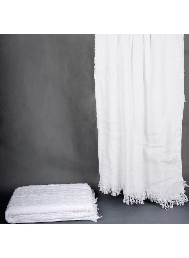 4 pcs set Men Clothing Hajj Umrah Ahram Ehram 100% Super Soft Non Allergic Cotton New Dry Fast Microfiber Woven Technology, WaterProof ahram's Belt, Water Resistant Shoe Bag, Tawaf counting Beads - Image 4