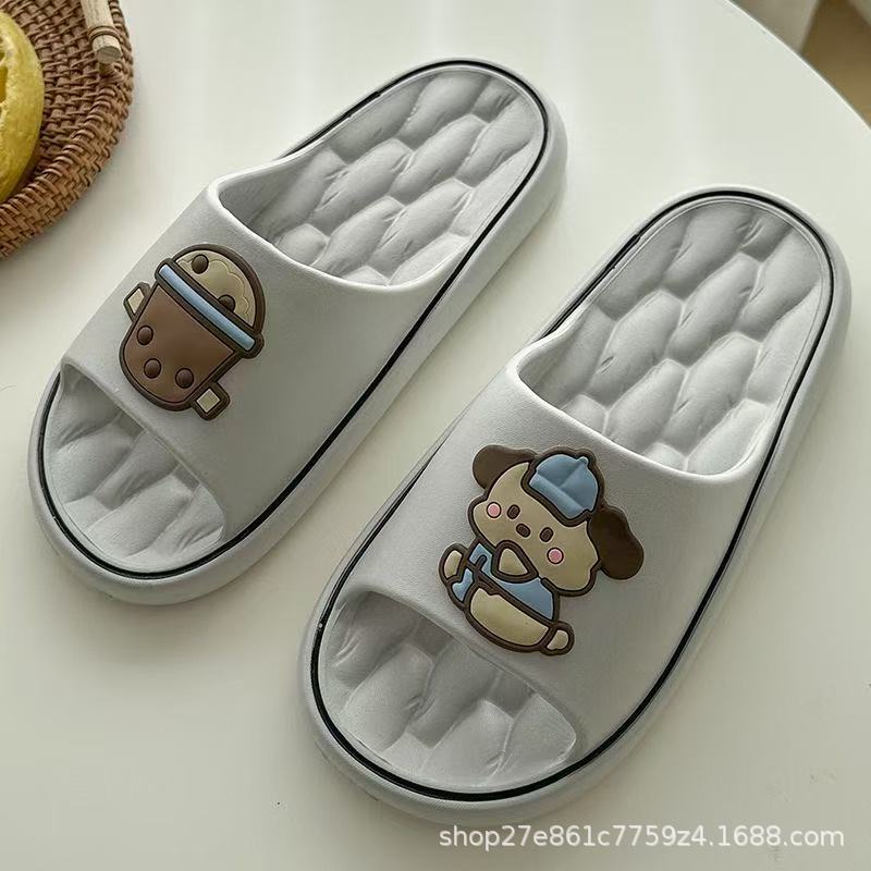 Non-Slip Slippers for Men and Women, Thick Sole Summer Indoor Home Sandals - Image 5