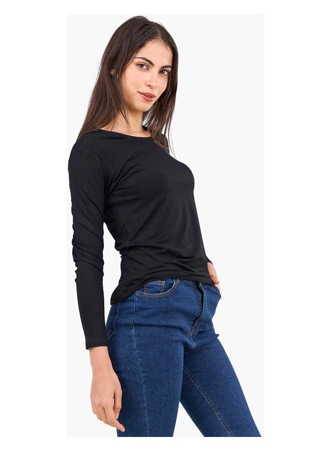 Clue Long Sleeves Basic Top - Image 2