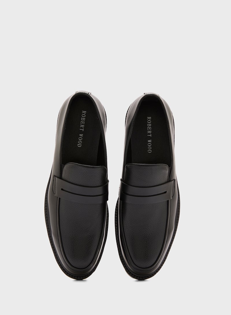 Robert Wood Classic Chunky Sole Formal Slip-Ons - Image 4
