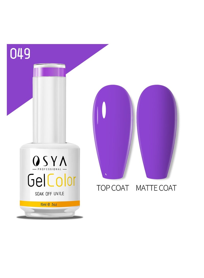 OSYA gel Nail Polish Collection Soak Off UV&LED CANNI OUTPUT Gel polish 15ml (049) - Image 1