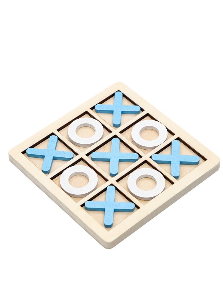 general Wooden Tic Tac Toe Game, XO Wooden Board Game, Two-Person Matching Board Game Set, Family Children's Educational Games - Image 2