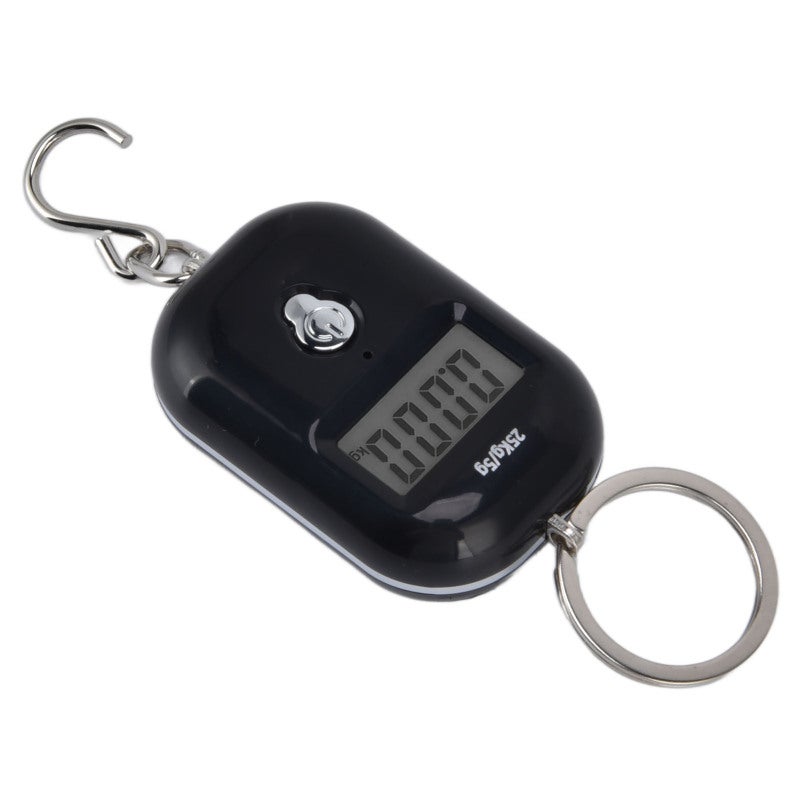 WeiHeng HD Luggage Scale Portable Keychain Digital Hanging Scale - Galvanized Frame Automatic Lock Function for Travel Luggage Weighing - Image 4
