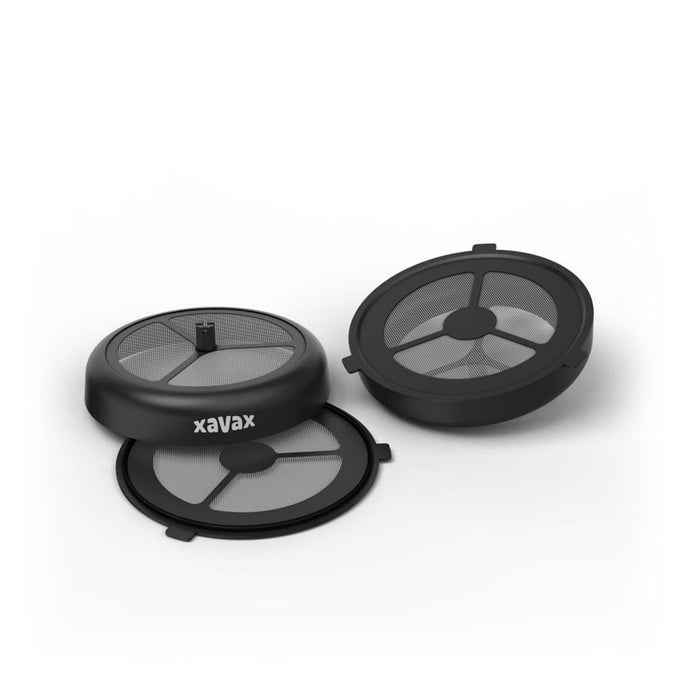 PERMANENT COFFEE FILTER SET OF 2 FOR PHILIPS SENSEO AND IDENTICAL MACHINES REFILLABLE DISHWASHERSAFE BLACK
