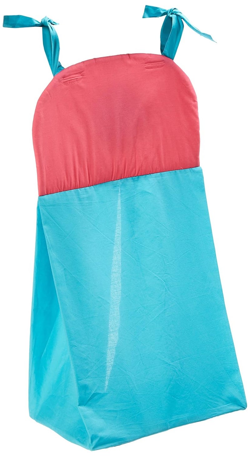 One Grace Place Magical Michayla Diaper Stacker Pink and Turquoise - Image 2