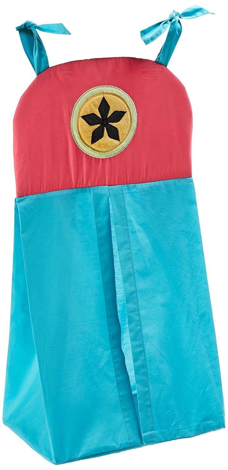 One Grace Place Magical Michayla Diaper Stacker Pink and Turquoise - Image 1