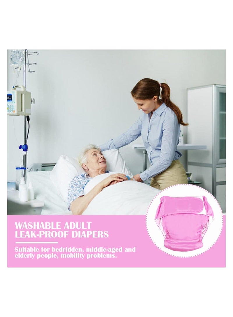 Y&D Reusable Cloth Diaper Adjustable and Waterproof Elderly Incontinence Protection Nappies Underwear with Maximum Absorbency for Care Pregnant Disabled  - Image 3