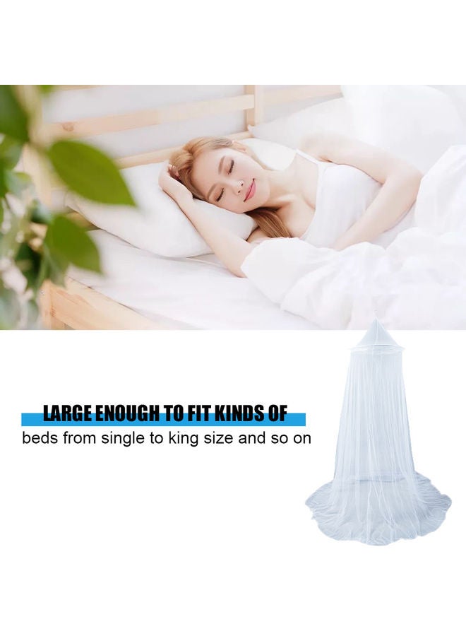 Universal Bed Hanging Mosquito Mesh Net Polyester White 20.00 x 3.00 x 20.00cm - Image 2