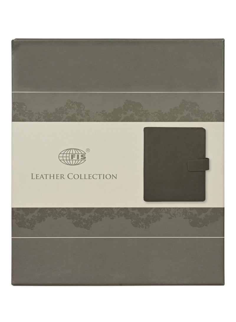 FIS® Leather Organizer "PLANUS", and Activity Journal, Size : (11x17cm), Color : Bordo_FSORLO6BO - Image 4