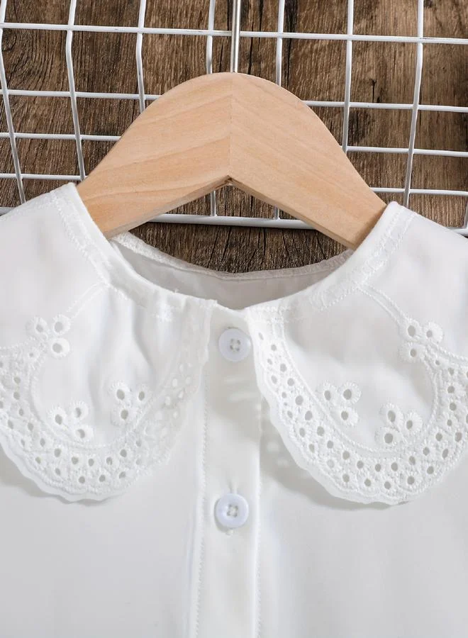 Take Two Take Two Broderie Peter Pan Collar Shirt