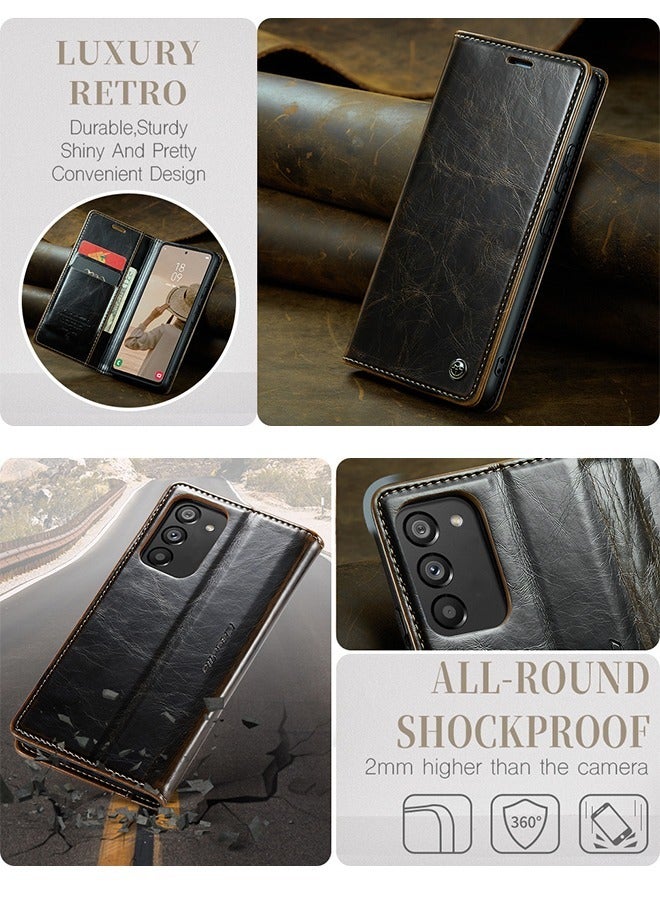 GROIC Case for Samsung Galaxy S23 Plus 6.6" Wallet Case, Magnetic PU Leather Flip Folio Case with Card Holders, Kickstand Function Shockproof TPU Inner Shell for Samsung Galaxy S23 Plus 6.6" - Image 2