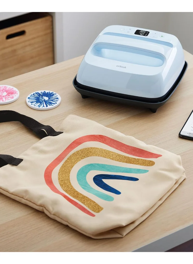 Cricut Easy Press 3 22.5Cmx22.5Cm (9"X9") Heat Plate  Heats Up To 205°C (400°F)  Bluetooth-Enabled Heat Press For Iron On Vinyl (Htv) Infusible Ink And Sublimation