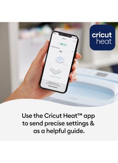 Cricut Easy Press 3 22.5Cmx22.5Cm (9"x9") Heat Plate  Heats Up To 205°C (400°F)  Bluetooth-Enabled Heat Press For Iron On Vinyl (Htv) Infusible Ink And Sublimation  - Image 4