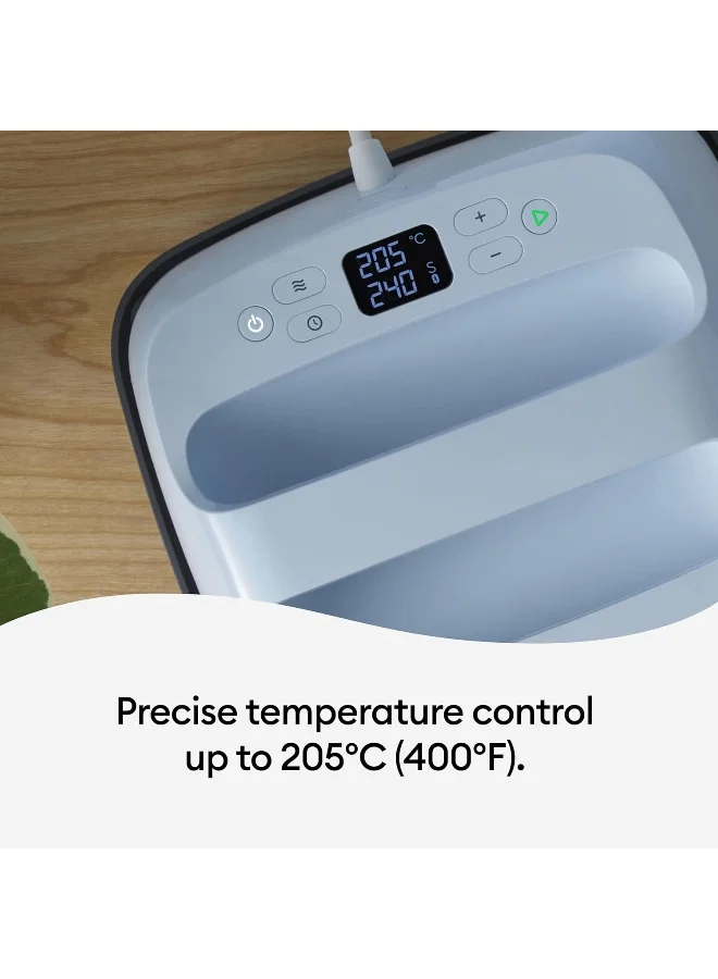 Cricut Easy Press 3 22.5Cmx22.5Cm (9"X9") Heat Plate  Heats Up To 205°C (400°F)  Bluetooth-Enabled Heat Press For Iron On Vinyl (Htv) Infusible Ink And Sublimation