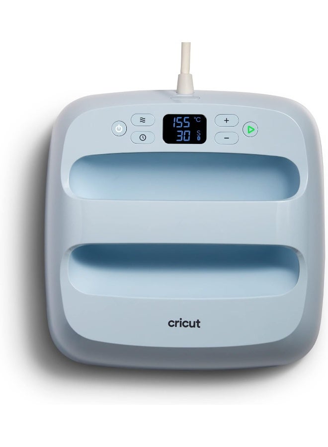 Cricut Easy Press 3 22.5Cmx22.5Cm (9"X9") Heat Plate  Heats Up To 205°C (400°F)  Bluetooth-Enabled Heat Press For Iron On Vinyl (Htv) Infusible Ink And Sublimation - Image 1