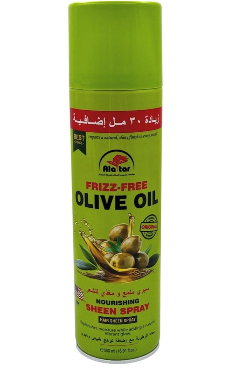 Frizz Free Olive Oil Nourishing Sheen Spray 500 ml