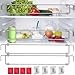 Eudaemiles 2 Pack RV Fridge Bars Refrigerator Tension Rods 12442263 Adjustable Stainless Steel RV Fridge Accessories for Camper Refrigerator Kitchen Cupboard Bookshelf - Image 2