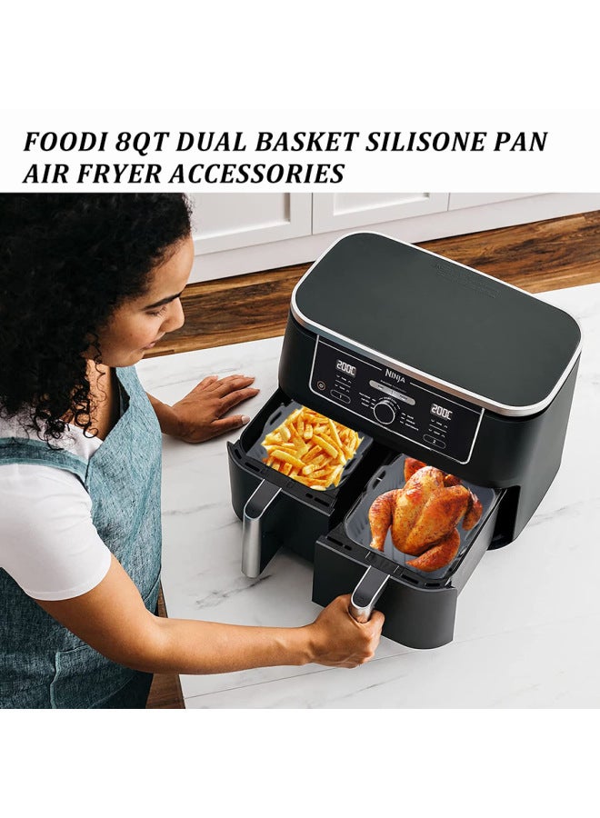 Direct Air Fryer Silicone Baking Pad Household High Temperature Food Grade Silicone Baking Pad Wholesale-Specifications:140g Round 9in Generation Wheel-Color:Light Gray - Image 3