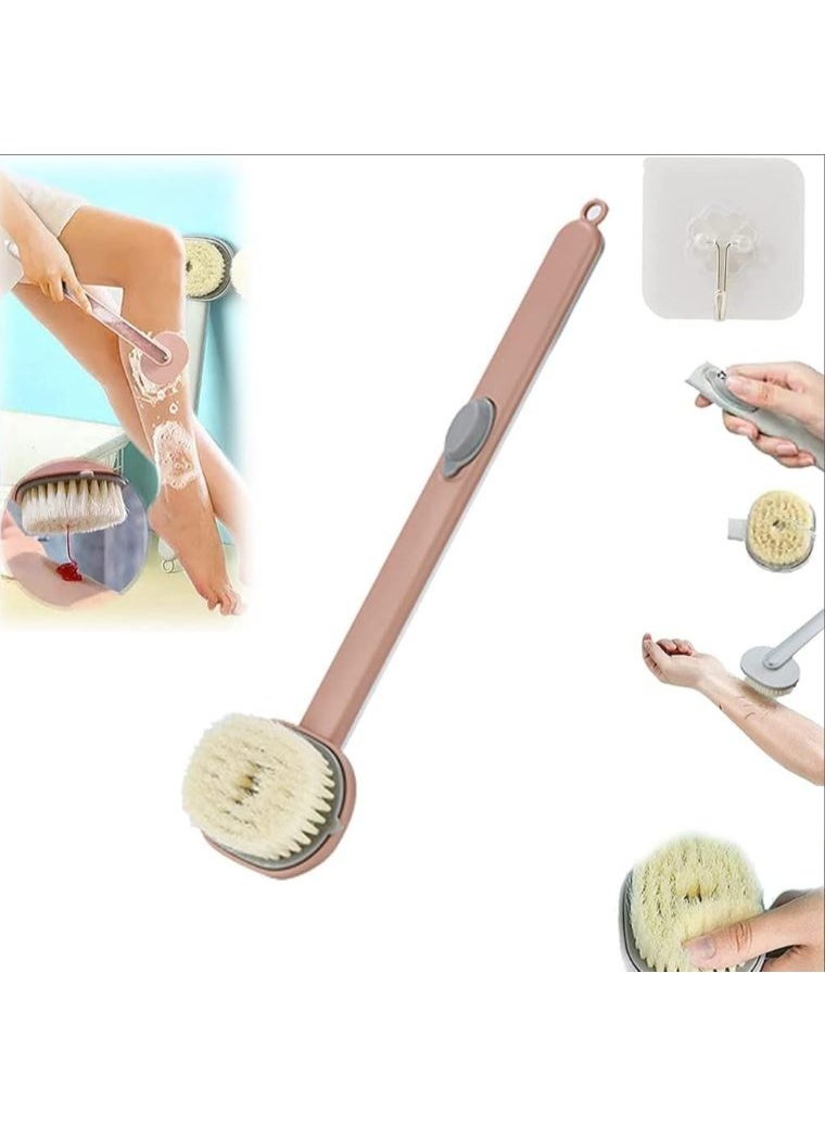 فرشاة تقشير وتنظيف الجسم تساعد على تحسين مظهر البشرة وتقليل مظهر السيلوليت لبشرة أكثر نعومة - Image 1