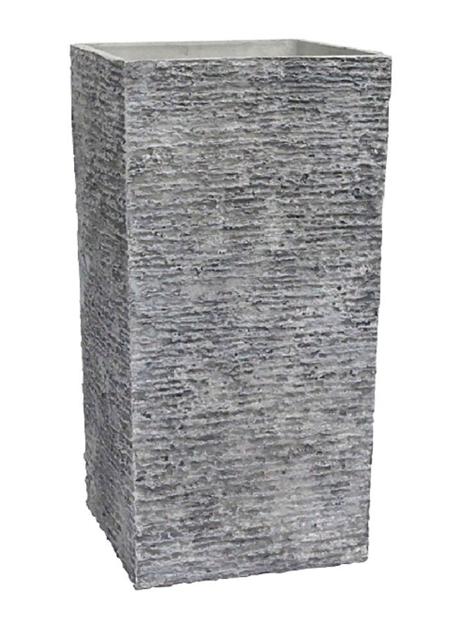 serene Bellan Durable Fiberglass Planter Grey 81.5 x 40 x 40 cm SL6164A