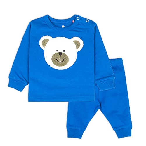 ARIEL Cotton Fleece Clothing Sets for Boys & girls - Unisex Winter Clothing sets Full Sleeve T-shirt & Pant (Multicolor) - Image 1