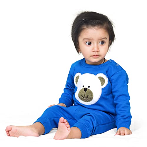 ARIEL Cotton Fleece Clothing Sets for Boys & girls - Unisex Winter Clothing sets Full Sleeve T-shirt & Pant (Multicolor) - Image 5