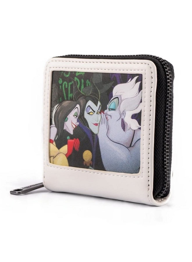 Loungefly Disney Villains Club Polaroid Ziparound Faux Leather Walletlightweight Villains Club One Size - Image 4