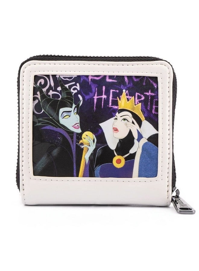 Loungefly Disney Villains Club Polaroid Ziparound Faux Leather Walletlightweight Villains Club One Size - Image 2
