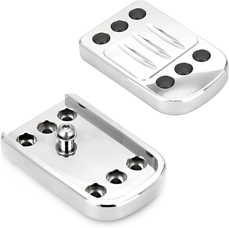 TOPRAMETAL Motorcycle Chrome Driver Floorboards and Passenger Pegs for Harley 1980-Up - Image 3