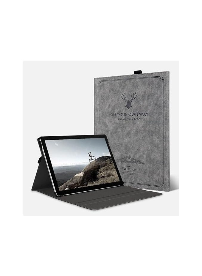 غلاف بحجم 13 إنش لجهاز Microsoft Surface Pro 9/8، غلاف واقي بزوايا متعددة مع حامل للقلم متوافق مع أحدث إصدار من Surface Pro 9 لعام 2022 وإصدار Surface Pro 8 لعام 2021، يتناسب مع الكيبورد وقاعدة الإرتكاز.