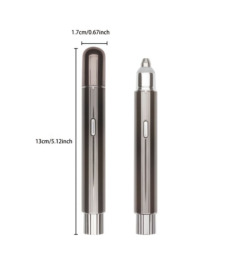 Red Rechargeable Eyebrow Razor USB Powered Hair Remover for Men Women - Image 4