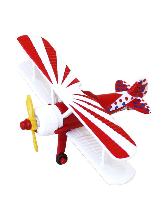 Aircraft Story Alloy Toy No.12 No.3 No.23 Aircraft Children's Model Yellow Gift Collection-Color:sun Flag Aircraft - Image 1