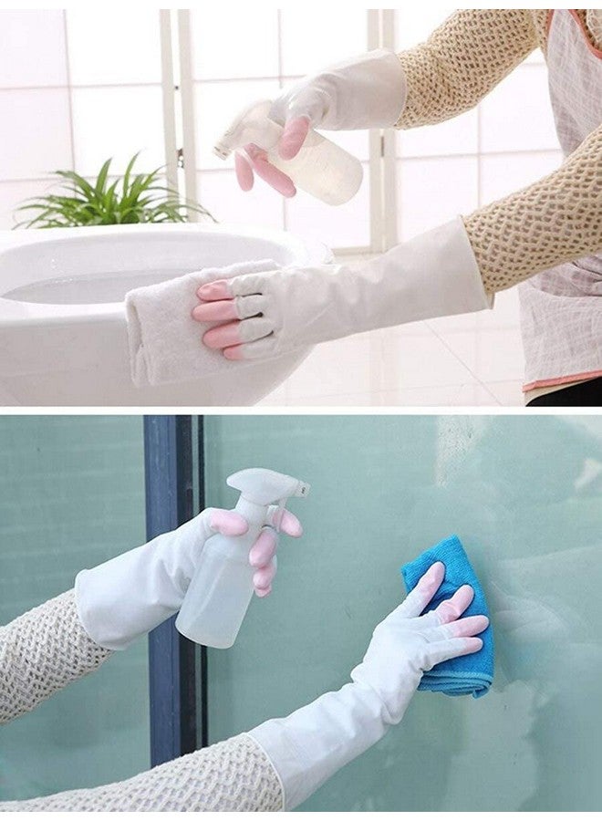 Amzgear Silicone Gloves | Reusable Hand Gloves | Scrubbing Gloves | Hand Gloves For Dish Washing | Car Washing Gloves | Pet Bathing Gloves, Kitchen Dish Washing, Household Use (Random Color-1 Pair) - Image 5