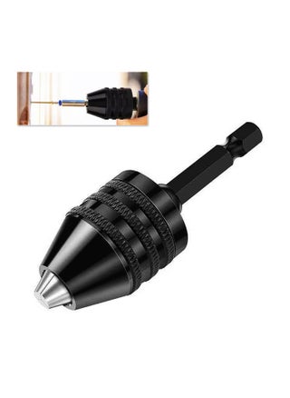 Keyless Drill Chuck Bit 1/4 Inch Hex Shank, Yakumuz Keyless Drill Chuck Fast Change Converter Extension Screwdriver Drill Adapter 0.3-6.5mm for Impact Drill Tool Attachment - pzsku/ZB96371EDFE0ED1C2EBD5Z/45/1745588931/86b995db-2443-45c3-92c0-8fa70814aa9d