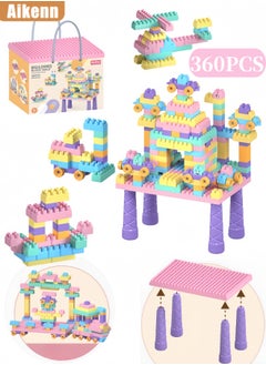 Pink block table