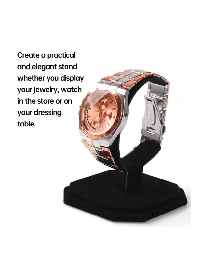 Watch Rack Stand, C Type Design Jewelry Bracelet Bangle Watch Display Rack Stand Holder - Image 4