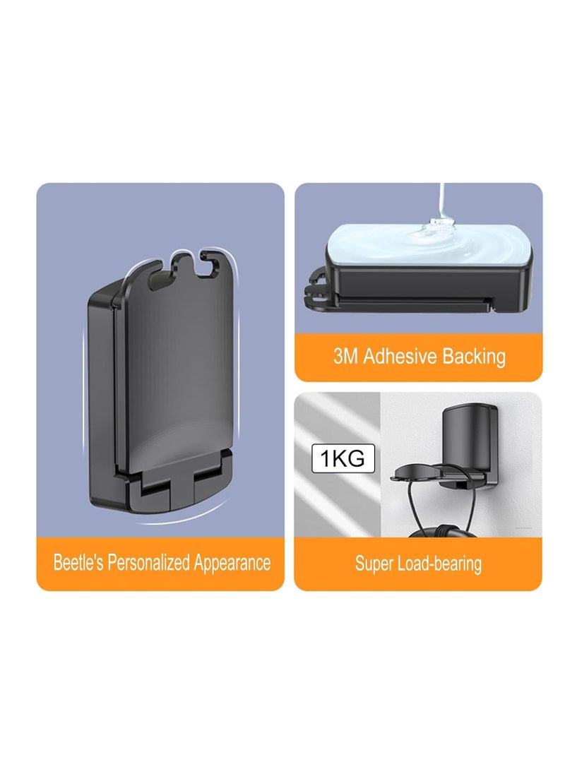 SYOSI 2Pcs Headphone Stand Holder Universal Hanger Sticky Adhesive Headset Hanger for Universal Gaming Headset for Sennheiser Airpods Max Sony Bose Beats Gaming Controller Cables Gamepad  - Image 3
